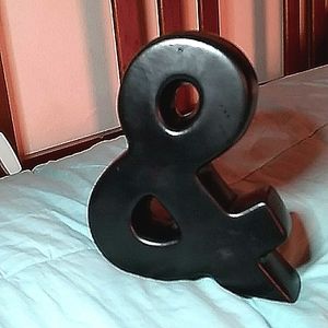 Black "&" Sign